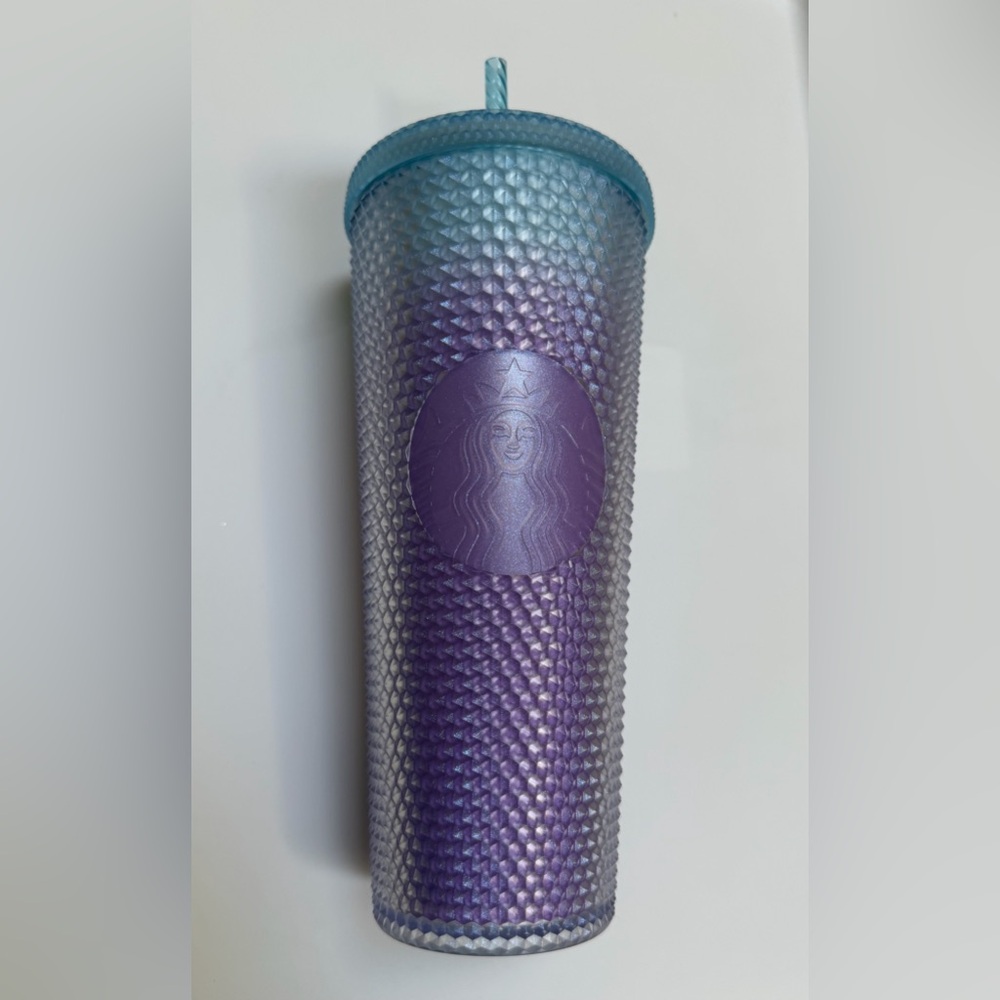 Starbucks Ombre Studded Cold Cup - Blue to Purple 24oz